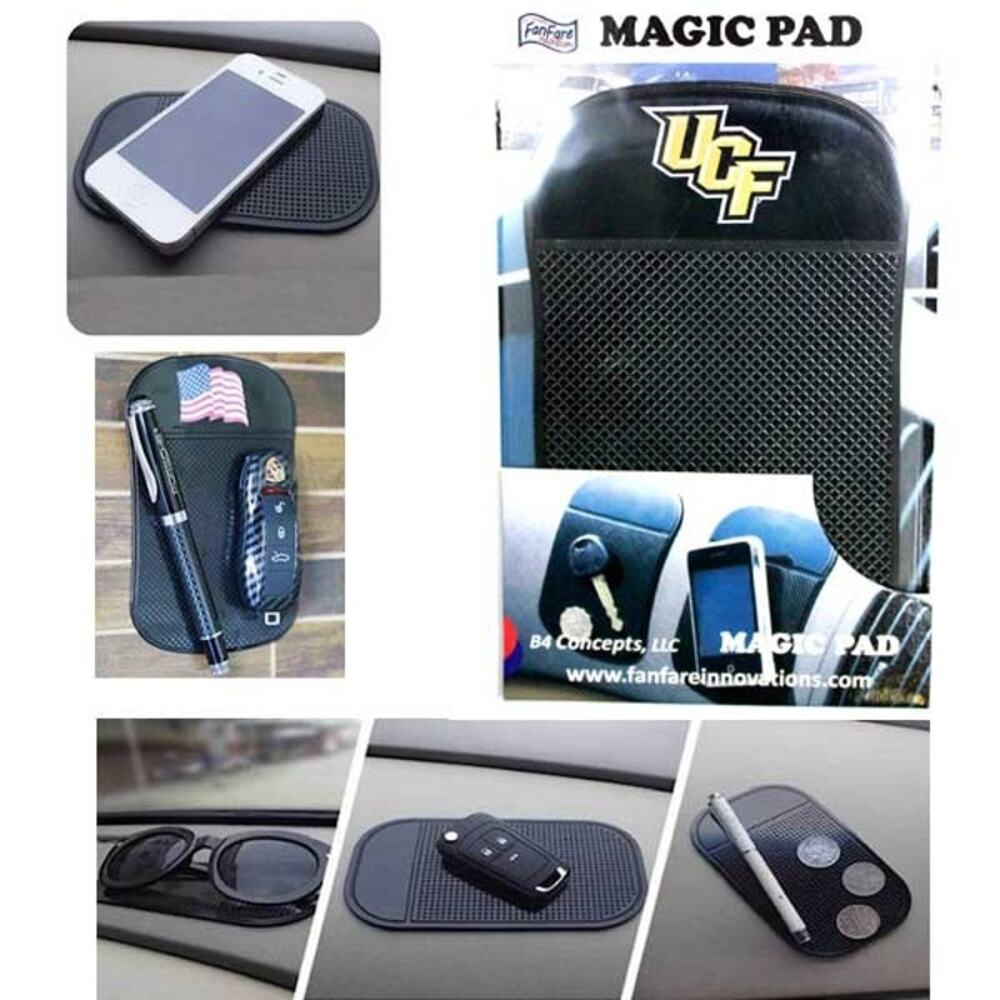 NCAA UCF Knights Magic Pad Auto Dash Holder Black Truck Black Logo New